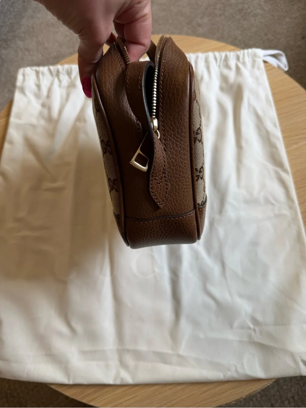 Gucci GG Canvas Bree Crossbody
